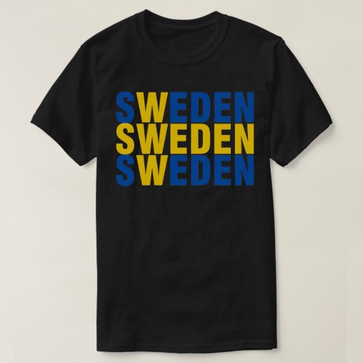 T-shirt Flagga verige (Design devant)