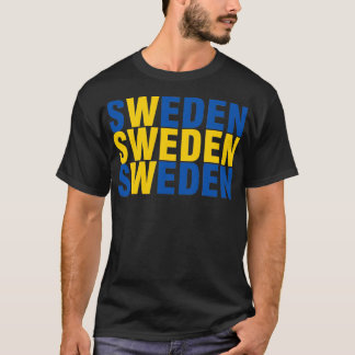 T-shirt Flagga verige