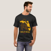 T-shirt Flagler Beach Floride Fl Aligator Surf de vacances (Devant entier)