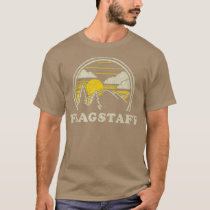 T-shirt Flagstaff Arizona AZ Montagnes Vintages Randonnée