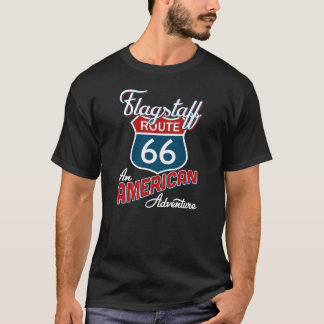 T-shirt Flagstaff Route 66 Amérique Vintage Arizon