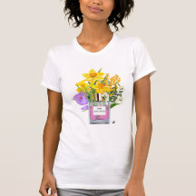 Flakon Pure spring blossom avec des fleurs printan