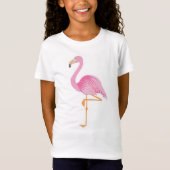 T-shirt flamand rose (Devant)