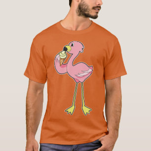 T-shirt Flamant avec glace au gaufre