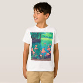 T-shirt Flamant des Caraïbes (Devant entier)