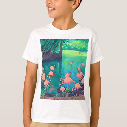 T-shirt Flamant des Caraïbes (Devant)