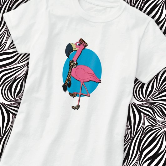 T-Shirt Flamant Élégant