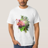 T-shirt Flamant et tu fleuris (Devant)