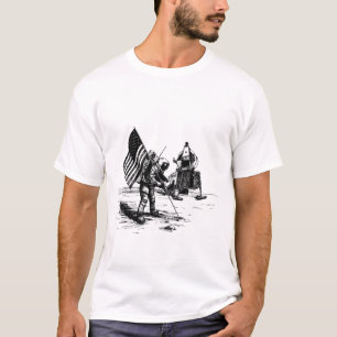 T-shirt Flamant Généré par l'IA