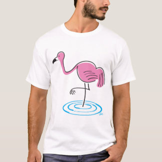 T-shirt Flamant rose