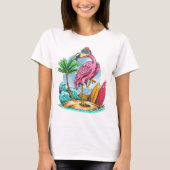 T-shirt Flamant rose (Devant)