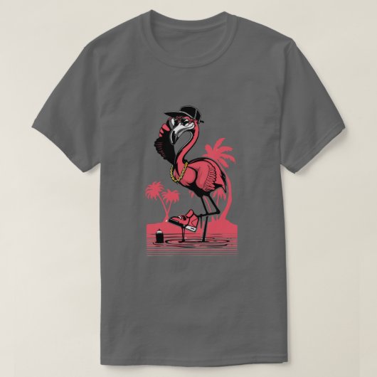 T-shirt Flamant rose (Design devant)
