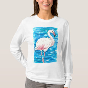 T-shirt flamant rose