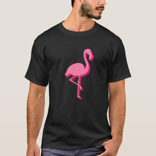 T-shirt Flamant rose (Devant)
