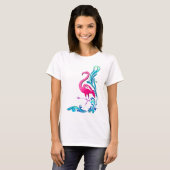 T-SHIRT FLAMANT ROSE 1 (Devant entier)