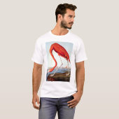 T-shirt Flamant rose américain (Devant entier)