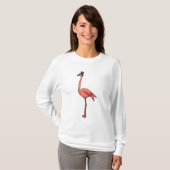 T-shirt Flamant rose avec Casquette (Devant entier)