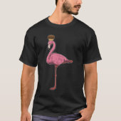 T-shirt Flamant rose avec muffin (Devant)