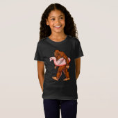 T-Shirt Flamant rose Bigfoot (Devant entier)