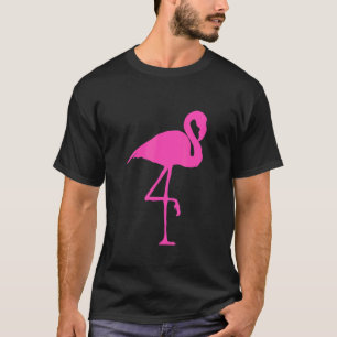 T-shirt Flamant rose Bird Silhouette
