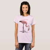 T-shirt Flamant rose Boire Martini Thunder_Cove (Devant entier)