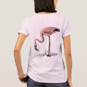 T-shirt Flamant rose Boire Martini Thunder_Cove (Dos)