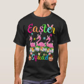 T-shirt Flamant rose Bunny Ear Easter Squad Flamant rose B (Devant)