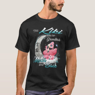 T-shirt Flamant rose Ce Kiki Aime Ses Petits-Enfants Sur L