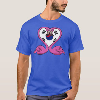 T-shirt Flamant rose Corée du Sud