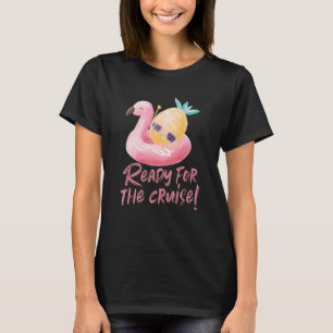 T-shirt Flamant rose de croisière Swinger à l'envers de l'