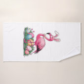 T-Shirt Flamant Rose de Pâques (Serviette de bain)