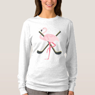 T-shirt Flamant rose d'hockey de victoire