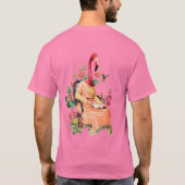 T-SHIRT FLAMANT ROSE FANCY ANIMAL (Dos)