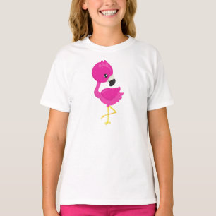 T-shirt Flamant rose, Flamant rose rose, Flamant rose bébé