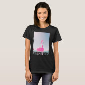 T-shirt Flamant rose Floatical Tropical Vibes Beach Pool O (Devant entier)