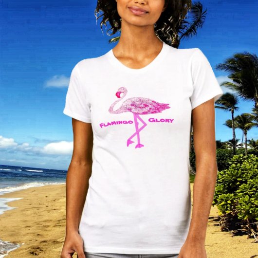 T-shirt Flamant rose gloire