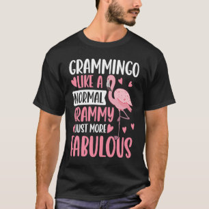 T-shirt Flamant rose Grammingo comme une grand-mère normal