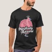 T-shirt Flamant rose majestueux étrange (Devant)