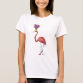 T-shirt Flamant rose Mardi Gras Complet (Devant)