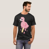 T-shirt Flamant rose Merch mrflimflam Bird Popsicle (2) (Devant entier)