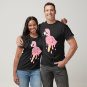 T-shirt Flamant rose Merch mrflimflam Bird Popsicle (2) (Unisexe)