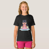 T-shirt Flamant rose mole (Devant entier)