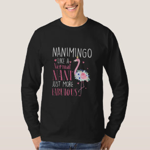 T-shirt Flamant rose Nanimingo Comme Un Grand-Père Nani Am