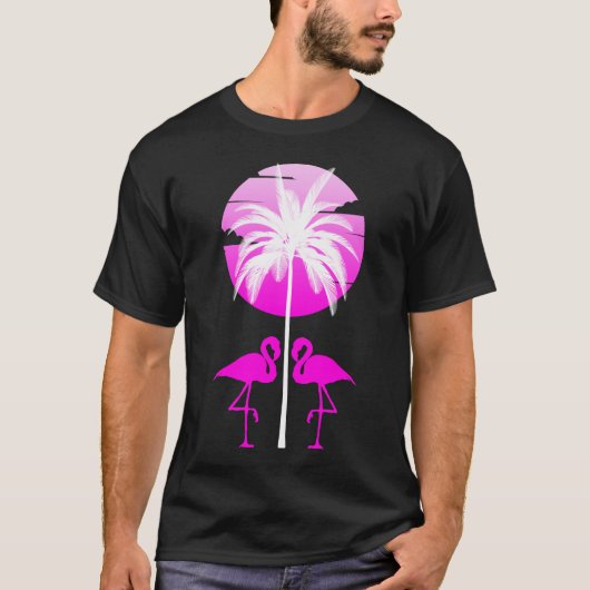 T-shirt Flamant Rose Nature (Devant)
