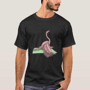 T-shirt Flamant rose Oiseau Yoga Pose Méditation Zen Worko