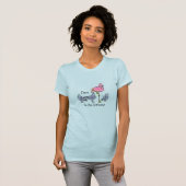 T-shirt Flamant rose "Oser être différent" (Devant entier)