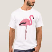 T-shirt Flamant rose pailleté (Devant)