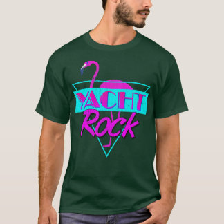 T-shirt Flamant rose rétro Yacht Rock