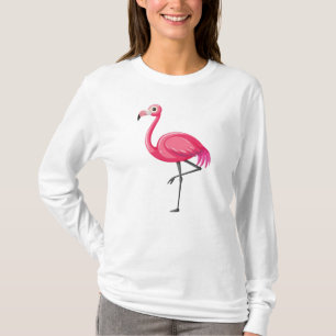 T-shirt Flamant rose rose Bird-89686