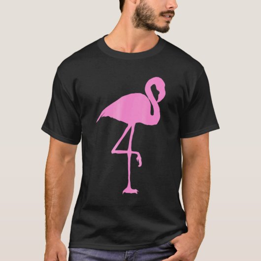 T-shirt Flamant rose rose Floride Bird (Devant)